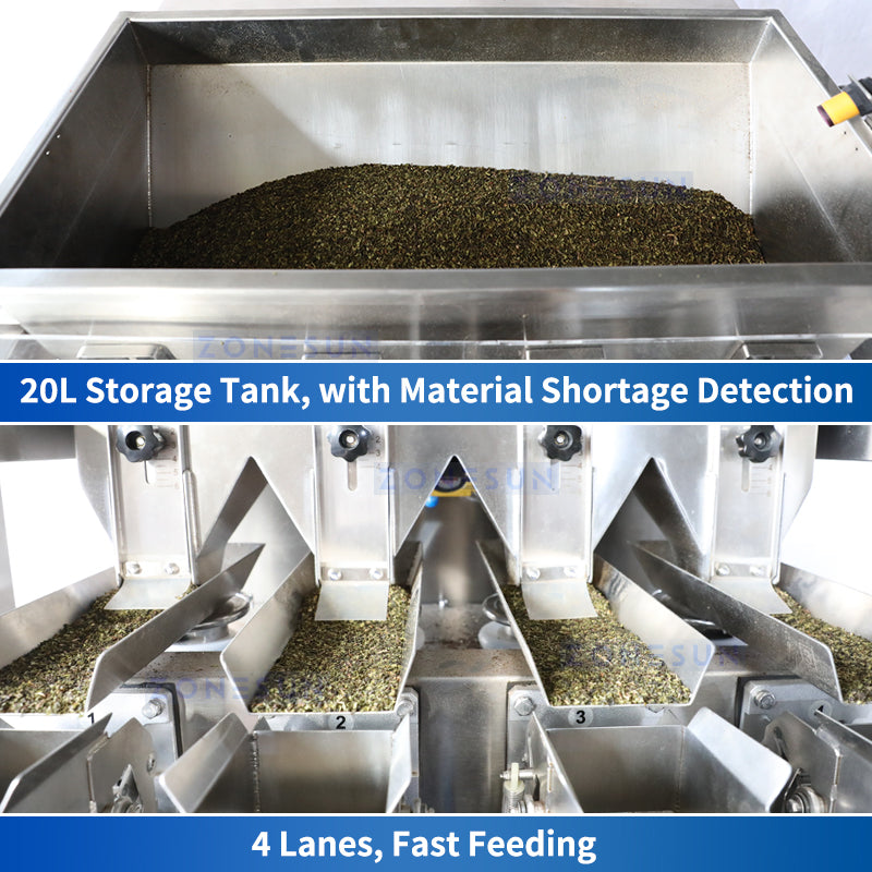 REGI RG-KLCZ02 — Envasadora por Pesaje Vibratorio de Granos y Gránulos — imagen 2